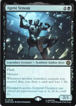 MTG Agent Venom (49) | NM Foil | Spider-Man (SPM) - Image 2