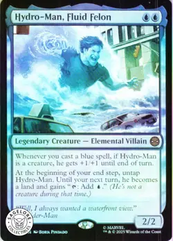 MTG Hydro-Man, Fluid Felon (33) | NM Foil | Spider-Man (SPM) - Image 1