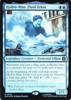 MTG Hydro-Man, Fluid Felon (33) | NM Foil | Spider-Man (SPM) - Image 2