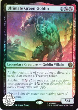 MTG Ultimate Green Goblin (157) | NM Foil | Spider-Man (SPM) - Image 1