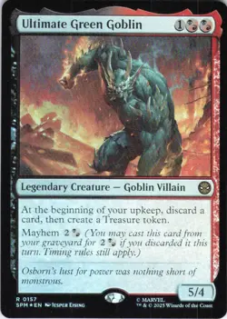 MTG Ultimate Green Goblin (157) | NM Foil | Spider-Man (SPM) - Image 2