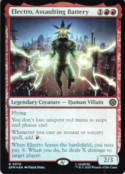 MTG Electro, Assaulting Battery (76) | NM Foil | Spider-Man (SPM) - Image 2