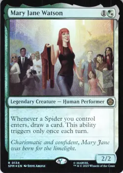 MTG Mary Jane Watson (134) | NM Foil | Spider-Man (SPM) - Image 2