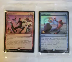Spider-Sense & Spider-Verse Sealed Prelease Cards Spiderman MTG - Image 1