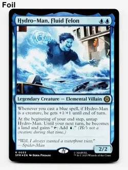 Hydro-Man, Fluid Felon (FOIL) - [Marvel's Spider-Man] MTG NM/M 💧 *Ships Now!* - Image 1