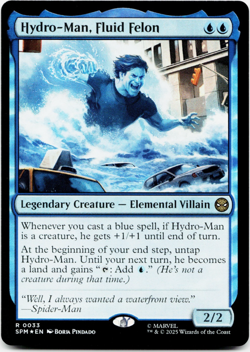 Hydro-Man, Fluid Felon (FOIL) - [Marvel's Spider-Man] MTG NM/M 💧 *Ships Now!* - Image 3