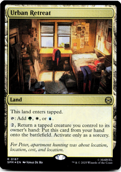 Urban Retreat (FOIL) - [Marvel's Spider-Man] MTG Magic NM/M 🌳⚪💧 - Image 3