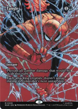 MTG Tangle (Borderless) (38) | NM | Marvel Eternal (MAR) - Image 1