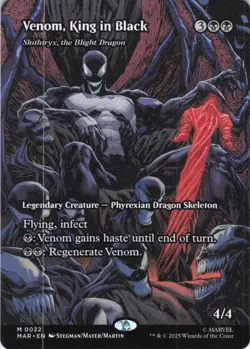 MTG Venom, King in Black (Borderless) (22) | NM | Marvel Eternal (MAR) - Image 1