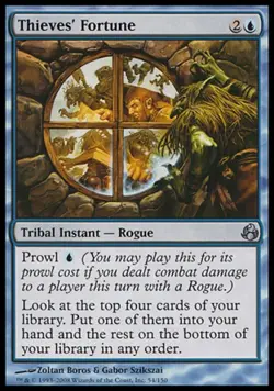 Thieves' Fortune - Light Play MTG Morningtide - Image 1