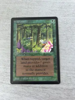 Wild Growth MTG Beta Excellent Condition - Image 1