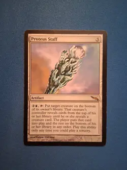 Proteus Staff Magic MTG Mirrodin NM - Image 1