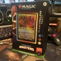 Magic The Gathering Comander Masters Deck Planeswalker Party Mtg Trading Cards - Image 1