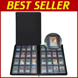 Secure 16 Pocket Toploader Card Binder - Ideal for TCG, MTG, and Sports Cards - Image 1