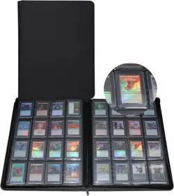 Secure 16 Pocket Toploader Card Binder - Ideal for TCG, MTG, and Sports Cards - Image 3