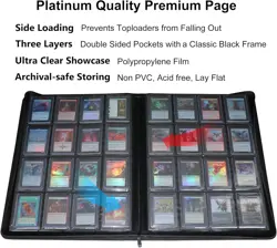 Secure 16 Pocket Toploader Card Binder - Ideal for TCG, MTG, and Sports Cards - Image 5