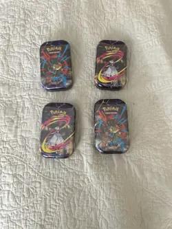 Mega Pokemon Tins and Booster Packs Lot of 8 New Factory Sealed - Image 1