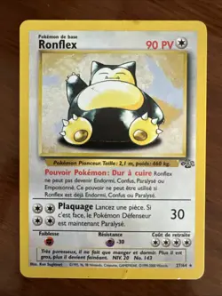 CARTE POKEMON RONFLEX 27/64 FR RARE WIZARDS JUNGLE - Image 1