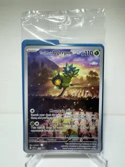 SEALED Teal Mask Ogerpon SVP 123 Twilight Masquerade ETB Promo Pokemon TCG - Image 1