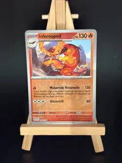 Infernopod 028/191 Reverse Holo Pokemon Karte TCG aus Sturmische Funken - Image 1