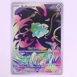 Pokemon TCG Bulbasaur - 133/132 - Illustration Rare - Mega Evolution NM/M - Image 1