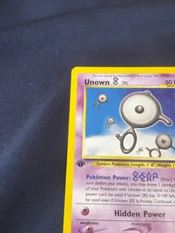 Unown (B) 39/64 1st Edition Pokemon Neo Revelation Uncommon lp - Image 2