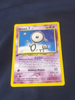 Unown (B) 39/64 1st Edition Pokemon Neo Revelation Uncommon lp - Image 4
