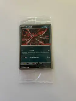 Sealed Yveltal 088/132 Reverse Holo Mega Evolution Pokemon GAMESTOP PROMO - Image 1