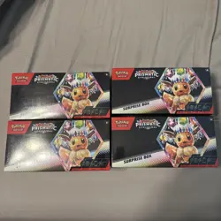 Pokemon TCG Prismatic Evolutions Surprise Box - Factory Sealed - LOT OF 4 - Image 1