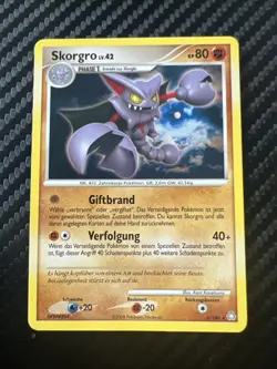Pokemon TCG Gliscor Theme Deck Exclusives 5/146 Skorgro Lv 42 Pokemon - Image 1