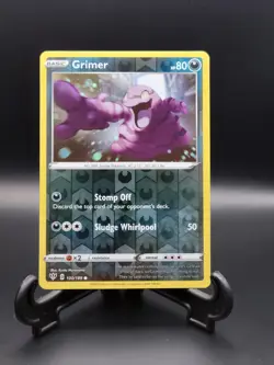 Grimer - 100/189 - #100 - Reverse Holo - Pokemon Sword & Shield: Darkness Ablaze - Image 3