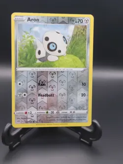 Aron - 121/189 - Reverse Holo - Pokemon Sword & Shield: Darkness Ablaze - Image 1