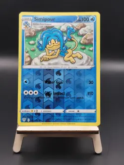Simipour - 042/189 - Reverse Holo - Pokemon Sword & Shield: Darkness Ablaze - Image 1