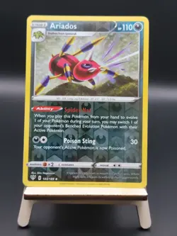 Ariados - 103/189 - Reverse Holo - Pokemon Sword & Shield: Darkness Ablaze - Image 1