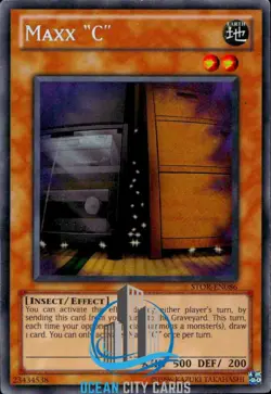 Yugioh Maxx "C" STOR-EN086 Secret Rare - Image 1