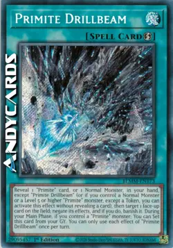 PRIMITE DRILLBEAM (Trapanoraggio Primite) • Segreta • BLMM EN173 • 1Ed • Yugioh! - Image 1