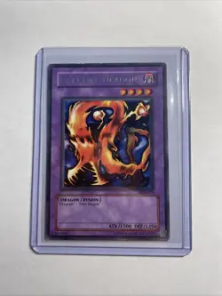Yugioh: Darkfire Dragon (Rare) LOB-019 - Image 1