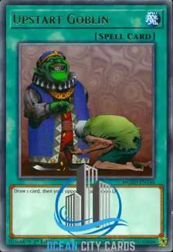 Yugioh Upstart Goblin MGED-EN146 Rare 1st Edition - Image 1