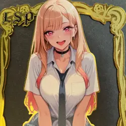 Goddess Story Gold METAL Card - Serial Number #012/100! - Anime Marin Dress Up - Image 2