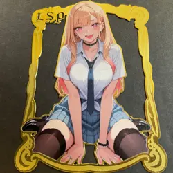 Goddess Story Gold METAL Card - Serial Number #012/100! - Anime Marin Dress Up - Image 4