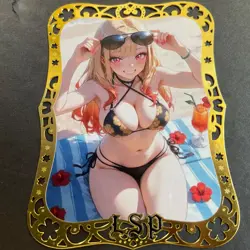 Goddess Story Gold METAL Card - Serial Number #012/100! - Anime Marin Dress Up - Image 4
