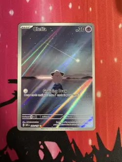 Cleffa 202/197 Obsidian Flames Illustration Rare Holo Card Near Mint Condition - Image 1