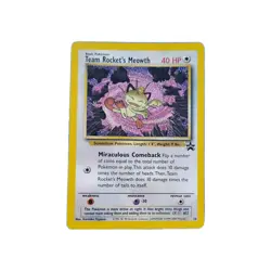 Pokemon Card - Team Rocket's Meowth #18 - Black Star Promo - Image 1