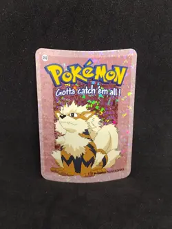 Arcanine #59 - Vintage Vending Machine Prism Sticker 2000 - Pokemon Card - Image 1