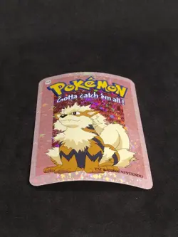 Arcanine #59 - Vintage Vending Machine Prism Sticker 2000 - Pokemon Card - Image 3