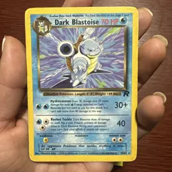 Dark Blastoise Team Rocket #20/82 NON-HOLO Rare Pokemon Card WotC c495 - Image 1