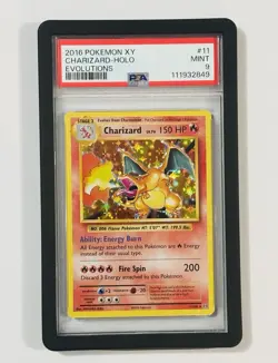 Pokemon TCG XY Evolutions Charizard 11/108 Holo Rare Card PSA 9 Mint - Image 1