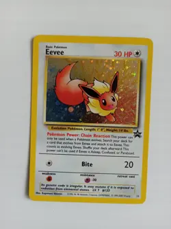 Eevee Holo Pokemon Card 11 Black Star Promo - Image 1