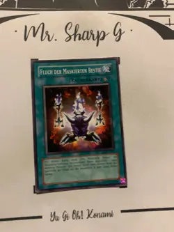 FLUCH DER MASKIERTEN BESTIE - LON-G016 DEUTSCH Yu-Gi-Oh! CARD COMMON KONAMI 2003 - Image 3