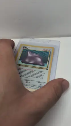 Ditto 3/62 Fossil Unlimited Holo Rare WotC 1999 Vintage Pokemon TCG Card - Image 2